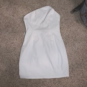 White Superdown Dress
